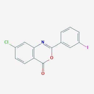 7-chloro-2-(3-iodophenyl)-4H-3,1-benzoxazin-4-one