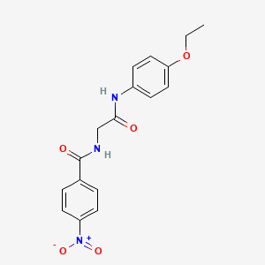 N-{2-[(4-ethoxyphenyl)amino]-2-oxoethyl}-4-nitrobenzamide