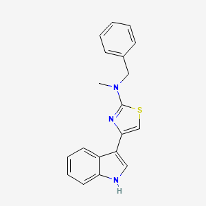 N-benzyl-4-(1H-indol-3-yl)-N-methyl-1,3-thiazol-2-amine