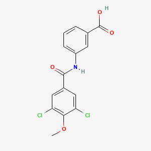 3-[(3,5-dichloro-4-methoxybenzoyl)amino]benzoic acid