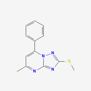 5-methyl-2-(methylthio)-7-phenyl[1,2,4]triazolo[1,5-a]pyrimidine