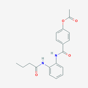 4-({[2-(butyrylamino)phenyl]amino}carbonyl)phenyl acetate
