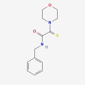 molecular formula C13H16N2O2S B3604566 N-benzyl-2-(4-morpholinyl)-2-thioxoacetamide 
