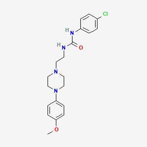N-(4-chlorophenyl)-N'-{2-[4-(4-methoxyphenyl)-1-piperazinyl]ethyl}urea