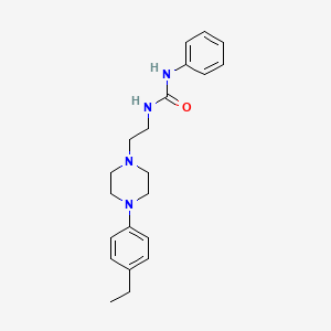 N-{2-[4-(4-ethylphenyl)-1-piperazinyl]ethyl}-N'-phenylurea