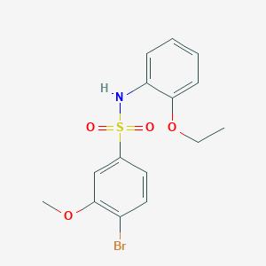 4-bromo-N-(2-ethoxyphenyl)-3-methoxybenzenesulfonamide