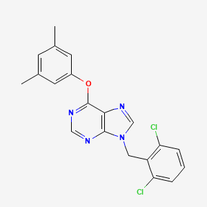 9-(2,6-dichlorobenzyl)-6-(3,5-dimethylphenoxy)-9H-purine