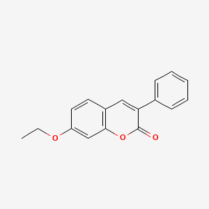 molecular formula C17H14O3 B3605620 7-ethoxy-3-phenyl-2H-chromen-2-one CAS No. 6994-50-9