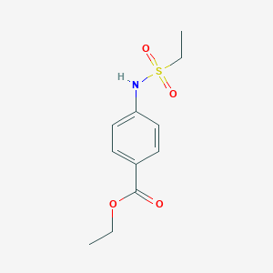 molecular formula C11H15NO4S B360570 Ethyl 4-[(ethylsulfonyl)amino]benzoate CAS No. 94523-92-9