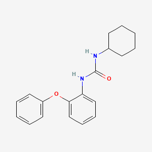 molecular formula C19H22N2O2 B3605756 N-cyclohexyl-N'-(2-phenoxyphenyl)urea 