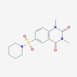 1,3-dimethyl-6-(1-piperidinylsulfonyl)-2,4(1H,3H)-quinazolinedione