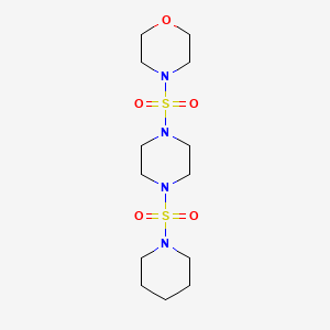 4-{[4-(1-piperidinylsulfonyl)-1-piperazinyl]sulfonyl}morpholine