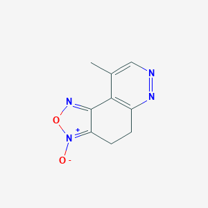 molecular formula C9H8N4O2 B360632 9-Methyl-4,5-dihydro[1,2,5]oxadiazolo[3,4-f]cinnoline 3-oxide CAS No. 302604-99-5