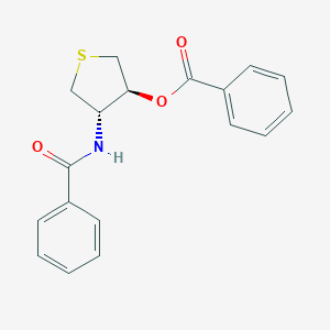 molecular formula C18H17NO3S B360642 4-(Benzoylamino)tetrahydro-3-thienyl benzoate CAS No. 30461-37-1