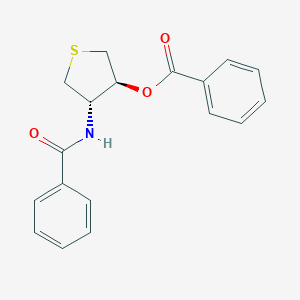 4-(Benzoylamino)tetrahydro-3-thienyl benzoate