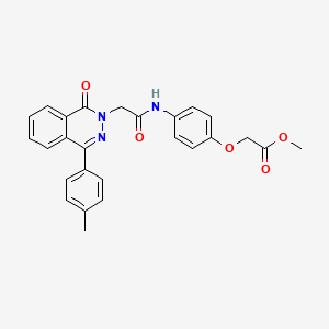 methyl [4-({[4-(4-methylphenyl)-1-oxophthalazin-2(1H)-yl]acetyl}amino)phenoxy]acetate