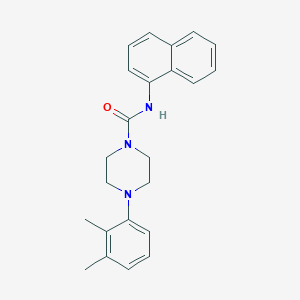 molecular formula C23H25N3O B3606888 4-(2,3-dimethylphenyl)-N-1-naphthyl-1-piperazinecarboxamide 