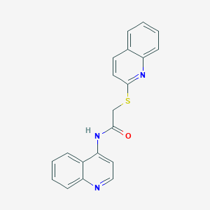 N-4-quinolinyl-2-(2-quinolinylthio)acetamide