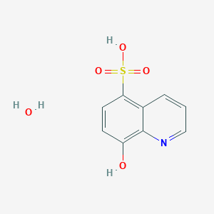 molecular formula C9H9NO5S B036071 Acide 8-hydroxyquinoléine-5-sulfonique hydraté CAS No. 283158-18-9