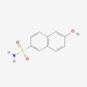 molecular formula C10H9NO3S B3607127 6-hydroxy-2-naphthalenesulfonamide 