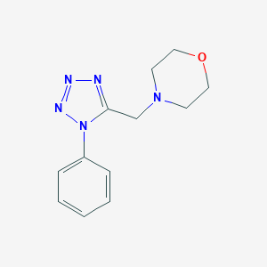 molecular formula C12H15N5O B360715 4-[(1-Phenyltetrazol-5-yl)methyl]morpholine CAS No. 312504-86-2