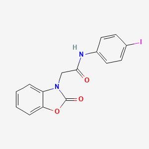 N-(4-iodophenyl)-2-(2-oxo-1,3-benzoxazol-3(2H)-yl)acetamide