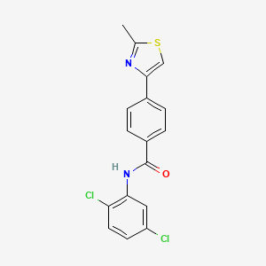 N-(2,5-dichlorophenyl)-4-(2-methyl-1,3-thiazol-4-yl)benzamide