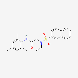 N~2~-ethyl-N~1~-mesityl-N~2~-(2-naphthylsulfonyl)glycinamide