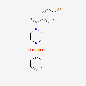 1-(4-bromobenzoyl)-4-[(4-methylphenyl)sulfonyl]piperazine