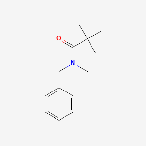 molecular formula C13H19NO B3607621 N-benzyl-N,2,2-trimethylpropanamide CAS No. 73551-24-3