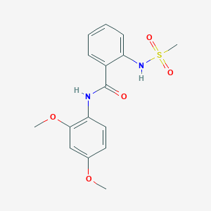 N-(2,4-dimethoxyphenyl)-2-[(methylsulfonyl)amino]benzamide