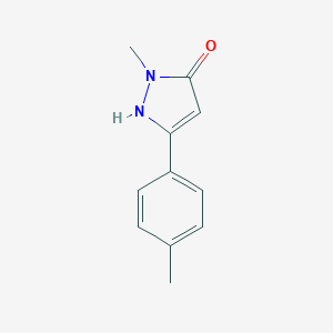 molecular formula C11H12N2O B360813 1-Methyl-3-p-tolyl-1h-pyrazol-5-ol CAS No. 199587-25-2