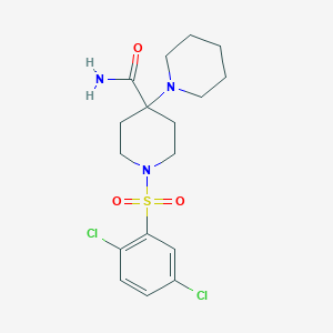 1'-(2,5-DICHLOROBENZENESULFONYL)-[1,4'-BIPIPERIDINE]-4'-CARBOXAMIDE