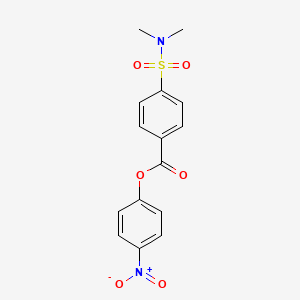 (4-Nitrophenyl) 4-(dimethylsulfamoyl)benzoate