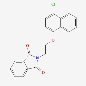 2-[2-(4-Chloronaphthalen-1-yl)oxyethyl]isoindole-1,3-dione