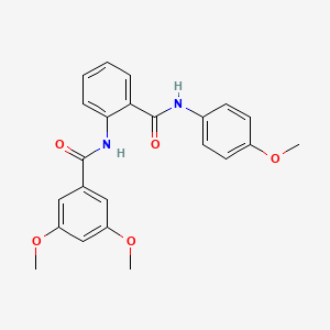 3,5-dimethoxy-N-(2-{[(4-methoxyphenyl)amino]carbonyl}phenyl)benzamide