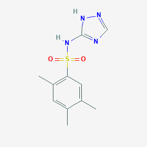 molecular formula C11H14N4O2S B360969 2,4,5-trimethyl-N-(1H-1,2,4-triazol-3-yl)benzenesulfonamide CAS No. 873680-00-3
