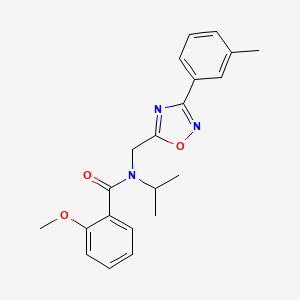 N-isopropyl-2-methoxy-N-{[3-(3-methylphenyl)-1,2,4-oxadiazol-5-yl]methyl}benzamide