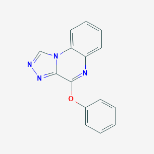 molecular formula C15H10N4O B361164 4-Phenoxy-[1,2,4]triazolo[4,3-a]quinoxaline CAS No. 104555-77-3