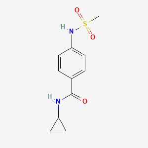 N-cyclopropyl-4-[(methylsulfonyl)amino]benzamide