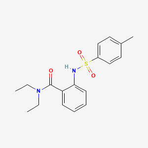 N,N-diethyl-2-{[(4-methylphenyl)sulfonyl]amino}benzamide