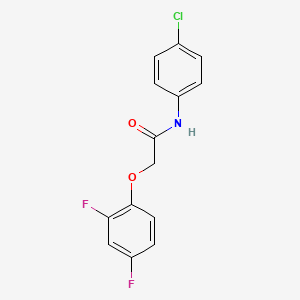 N-(4-chlorophenyl)-2-(2,4-difluorophenoxy)acetamide