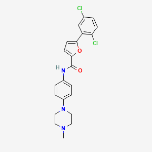 5-(2,5-dichlorophenyl)-N-[4-(4-methyl-1-piperazinyl)phenyl]-2-furamide