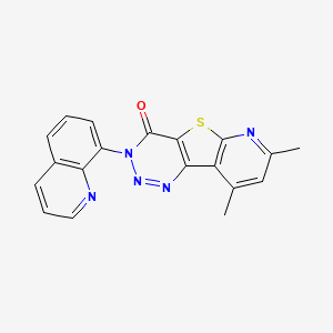 7,9-dimethyl-3-quinolin-8-ylpyrido[3',2':4,5]thieno[3,2-d][1,2,3]triazin-4(3H)-one