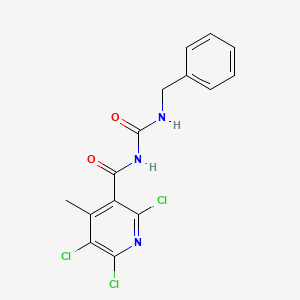 N-(benzylcarbamoyl)-2,5,6-trichloro-4-methylpyridine-3-carboxamide