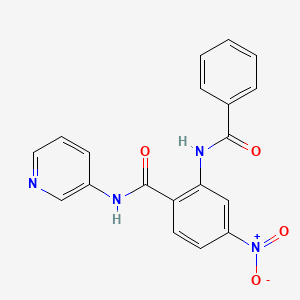 2-BENZAMIDO-4-NITRO-N-(PYRIDIN-3-YL)BENZAMIDE