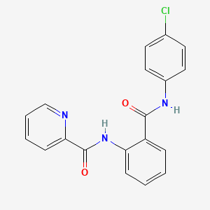 N-(2-{[(4-chlorophenyl)amino]carbonyl}phenyl)-2-pyridinecarboxamide