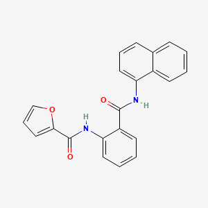 N-{2-[(1-naphthylamino)carbonyl]phenyl}-2-furamide