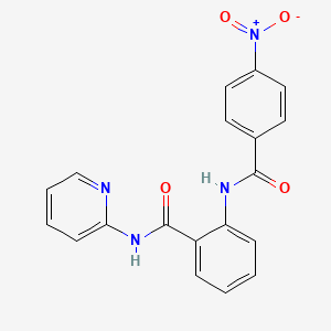 2-[(4-nitrobenzoyl)amino]-N-2-pyridinylbenzamide