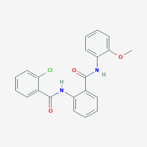 2-chloro-N-(2-{[(2-methoxyphenyl)amino]carbonyl}phenyl)benzamide